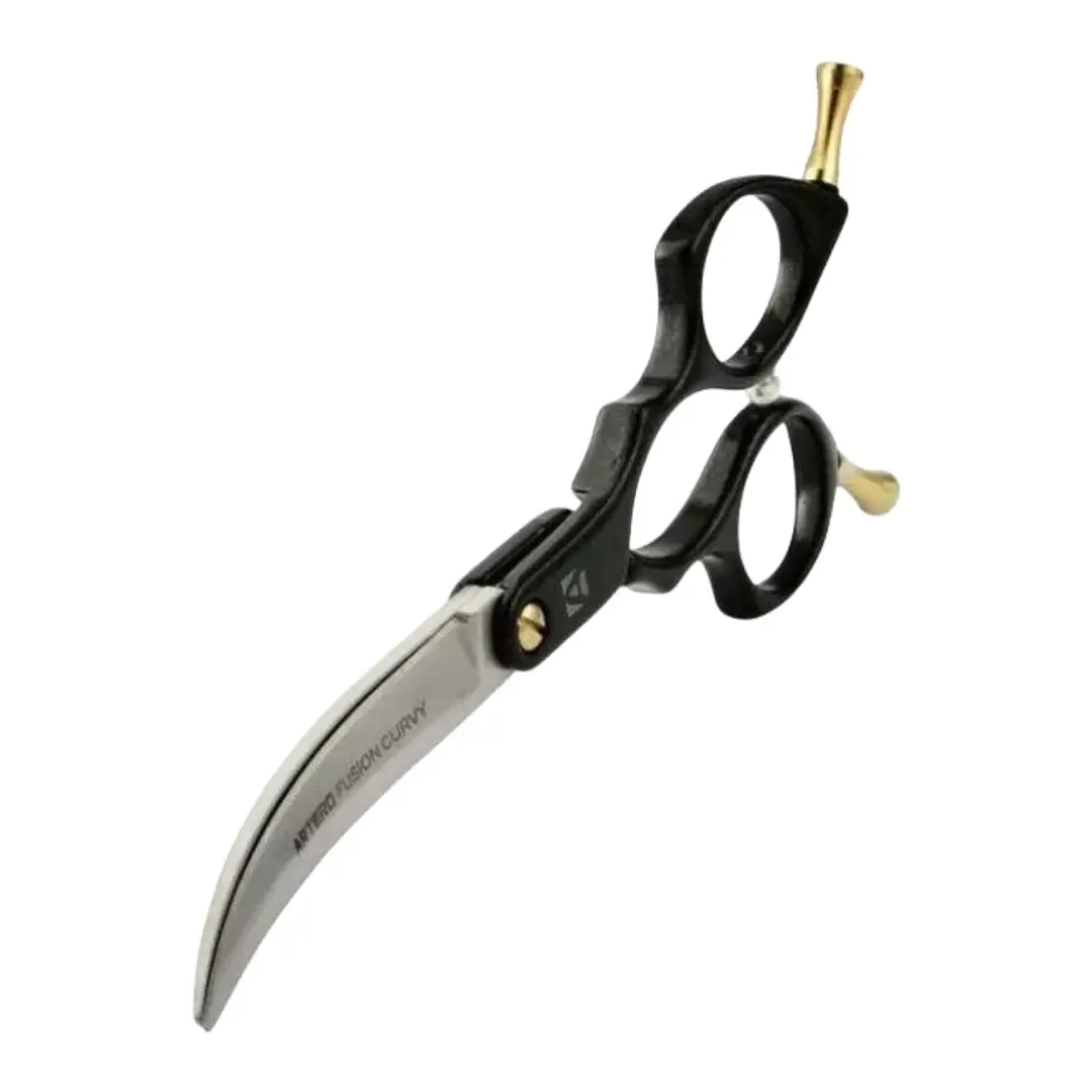 Artero Fusion Curvy Sort Buet Frisørsaks 7″